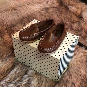 Brown boy shoes